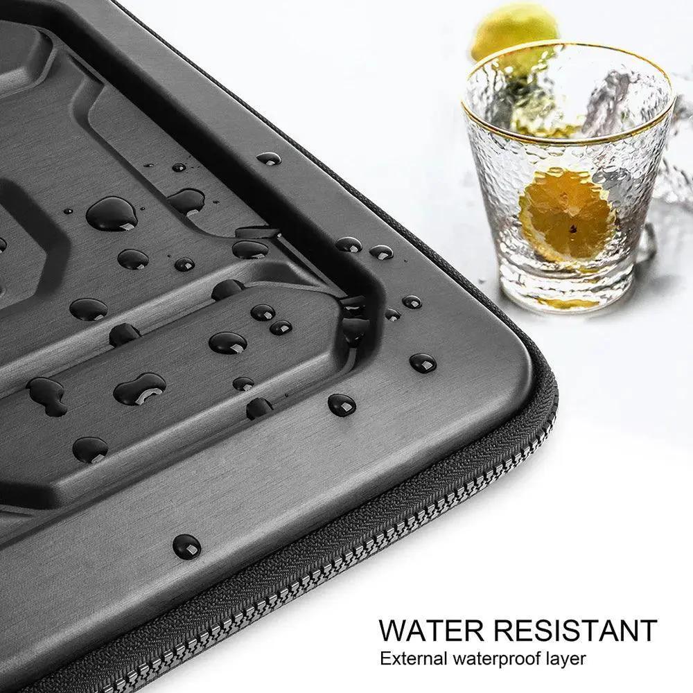 Shockproof Waterproof Laptop Sleeve With PU Leather Design