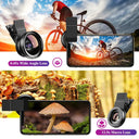 APEXEL Camera Lens Kit Wide-Angle Macro for Smartphones