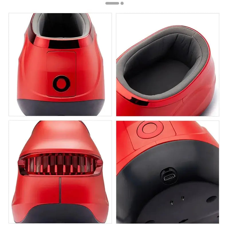 1pcs Intelligent Foot Massager Shoe Improve Blood Circulation Electric Walkable Massage Shoes 4 Colors Air Heating