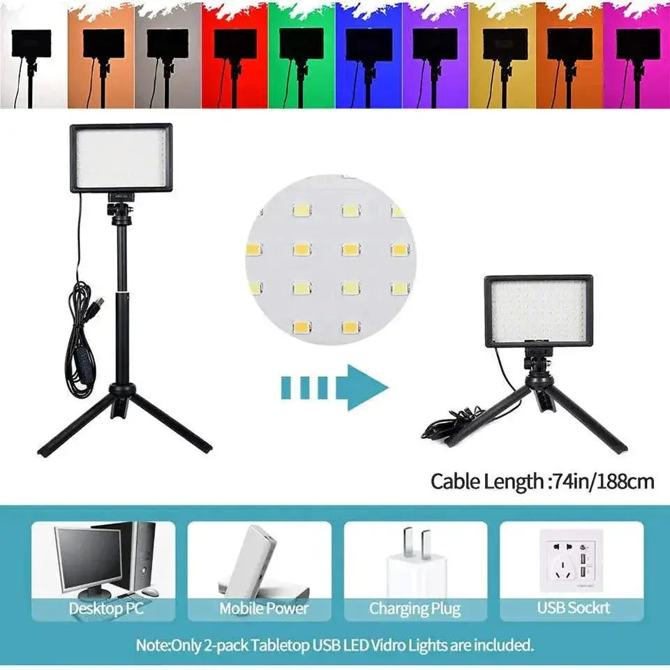 LED Studio Light Panel Kit Elevate Your Content Creation