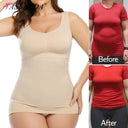 Plus Size Tummy Control Shapewear with Built-in Bra