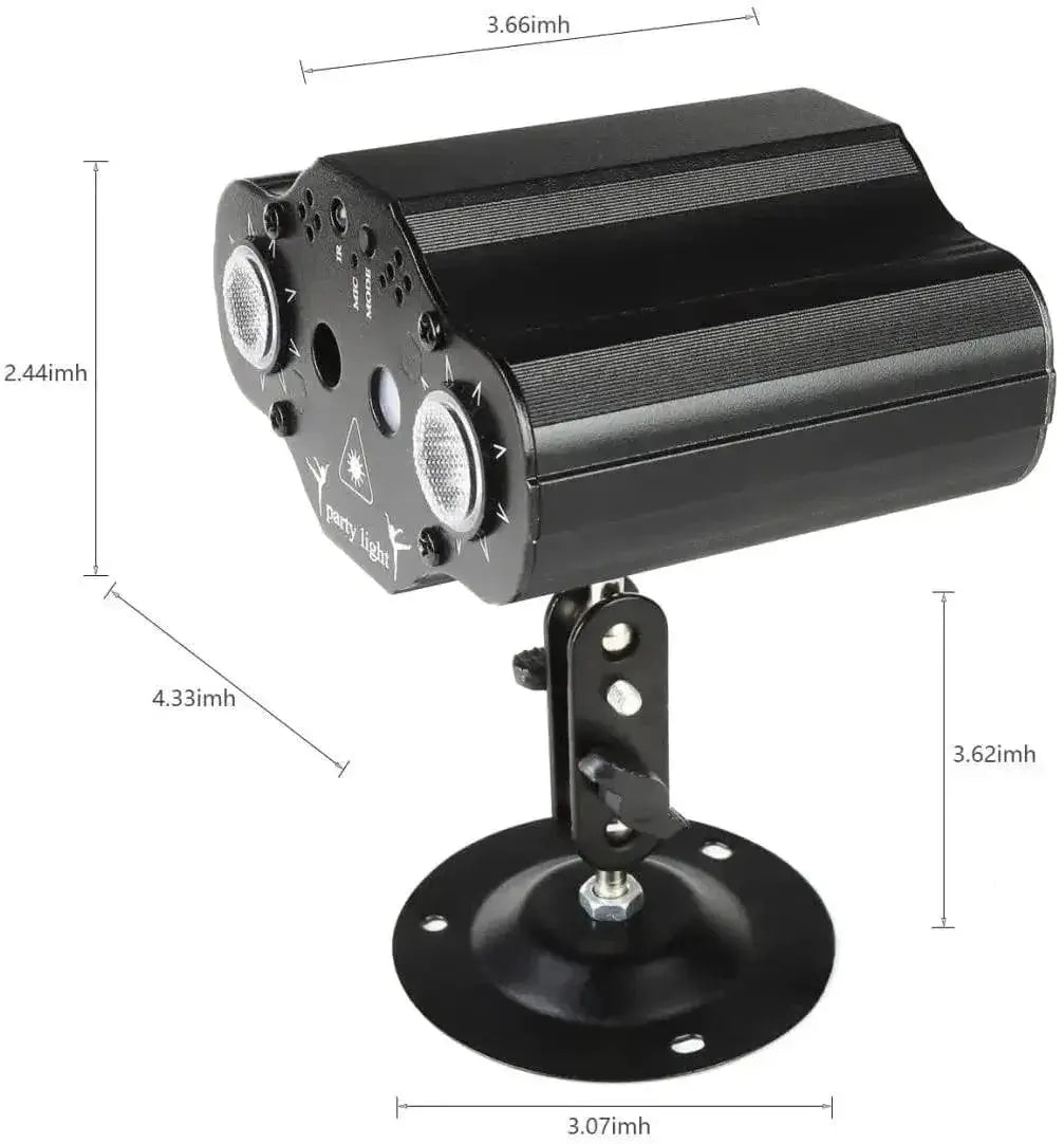 Voice Activated DJ Laser Projector With 72 Patterns Fun
