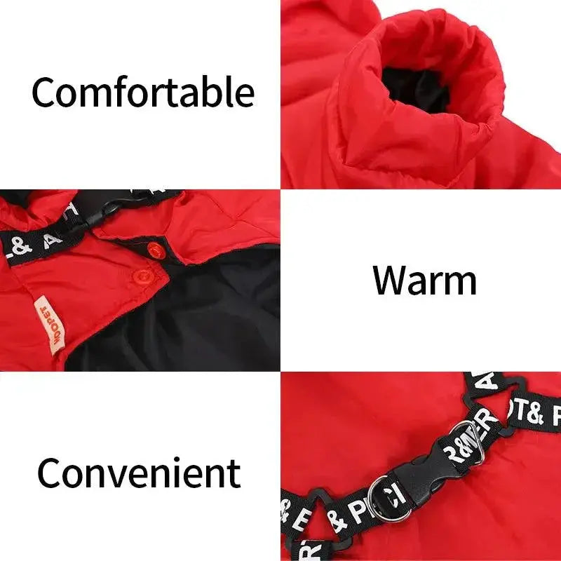 Winter Warm Dog Jacket For Small To Medium Dogs Cozy