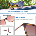Chic Retro Square Polarized Sunglasses for Men and Women