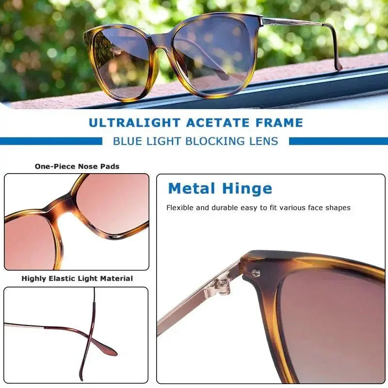 Chic Retro Square Polarized Sunglasses For Men And Women