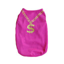 Summer Black Dog Vest for Small Breeds Stylish Design