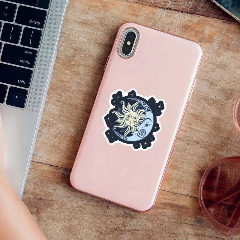10/30/50Pcs Moon Light Stickers Waterproof Decal for Laptops - OurLum.com