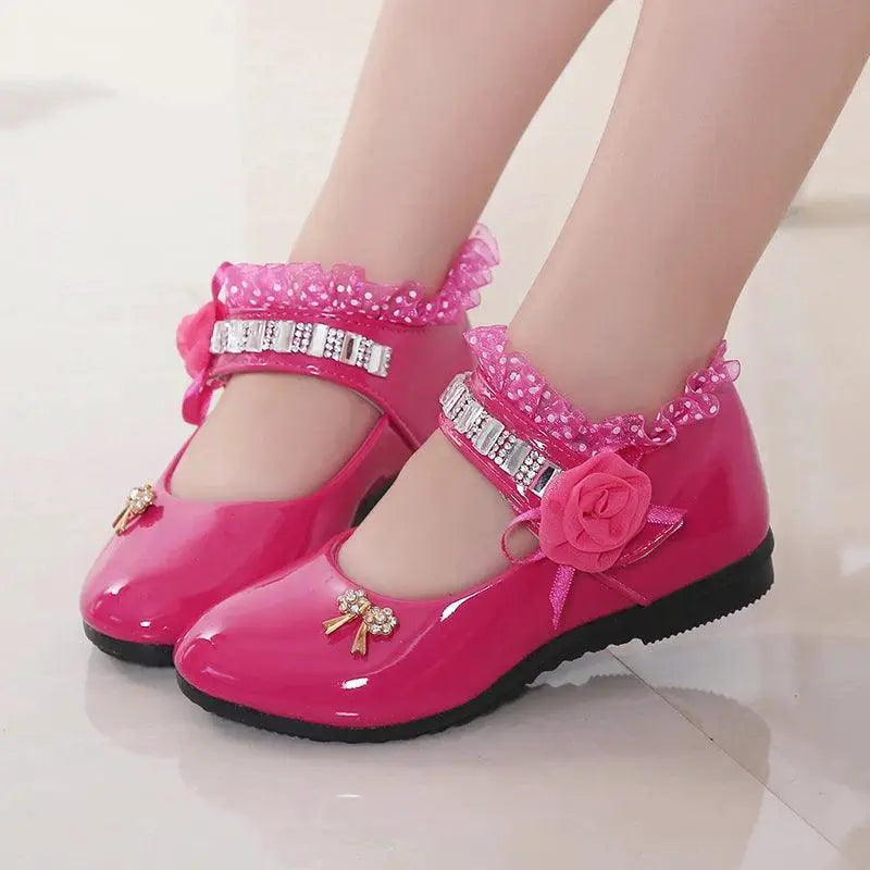Princess Beaded Sandals for Kids Elegant Event Footwear