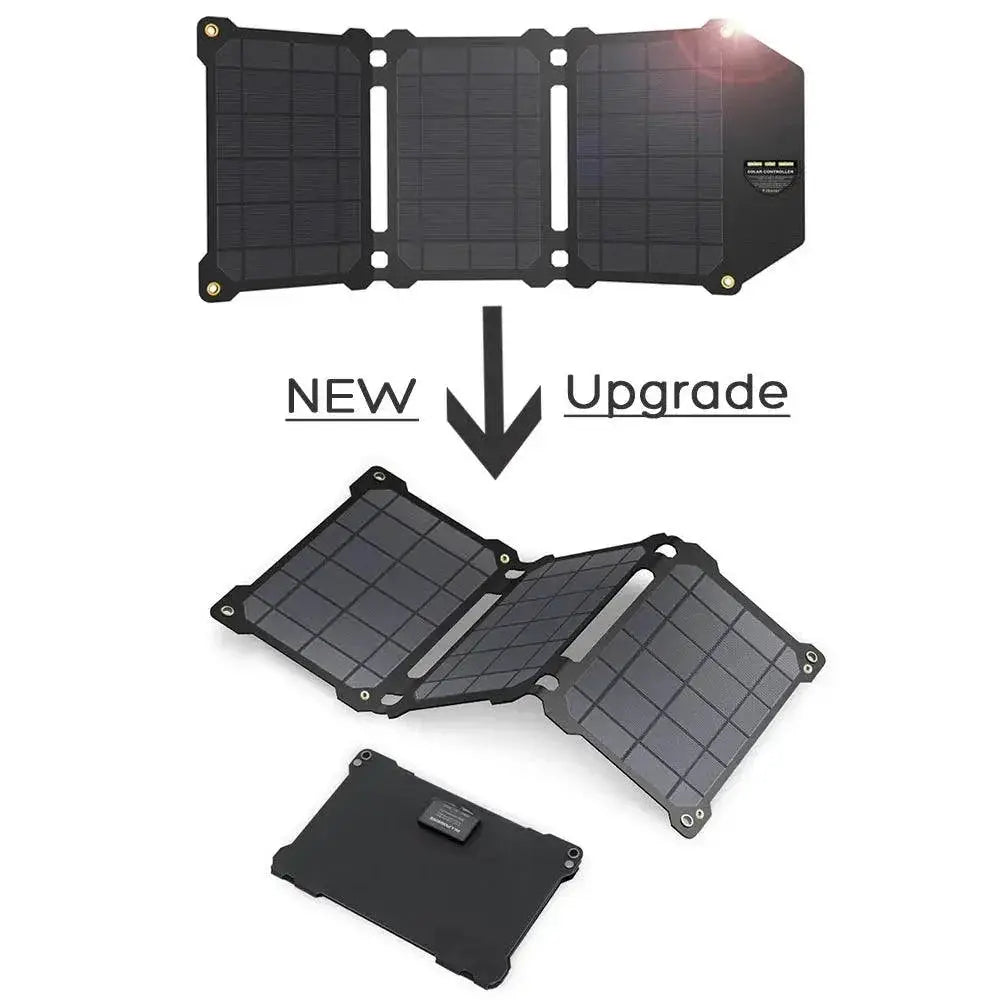Allpowers 21W Portable Camouflage Solar Charger Power Bank