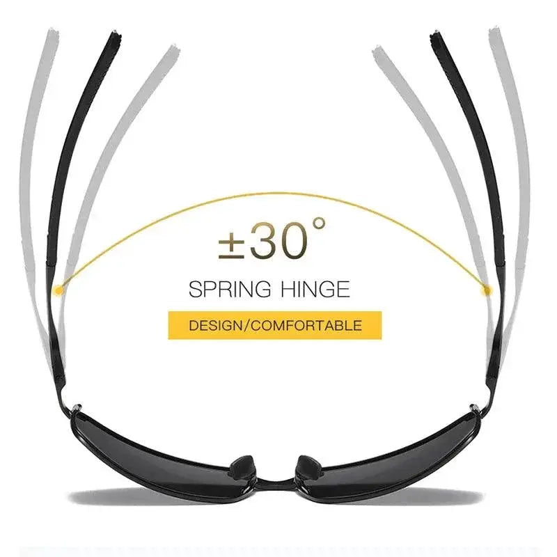 Unisex Vintage Polarized Pilot Sunglasses UV400 Protection
