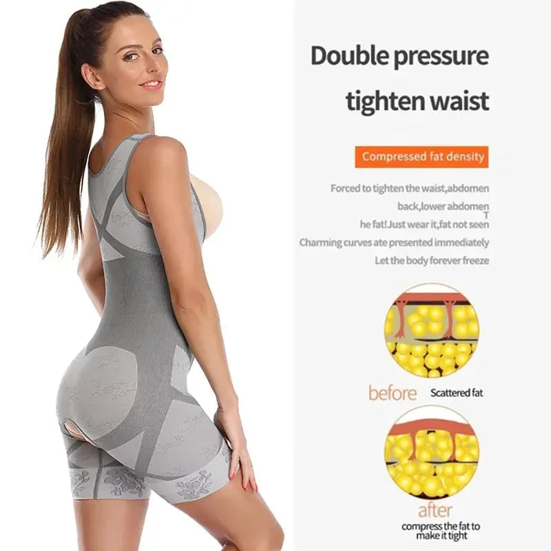 Women's Full Body Shaper Bodysuit for Slimming Comfort
