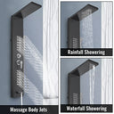 VEVOR LED Light Shower Panel System With Massage Jets Bath