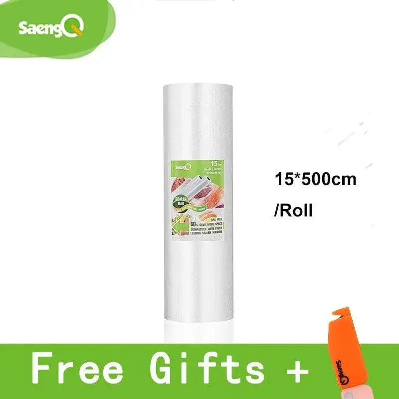 Vacuum Sealer Rolls 50Ft Fresh Food Storage Bags Set