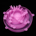 Reusable Silicone Stretch Lids for Food Storage Eco Friendly