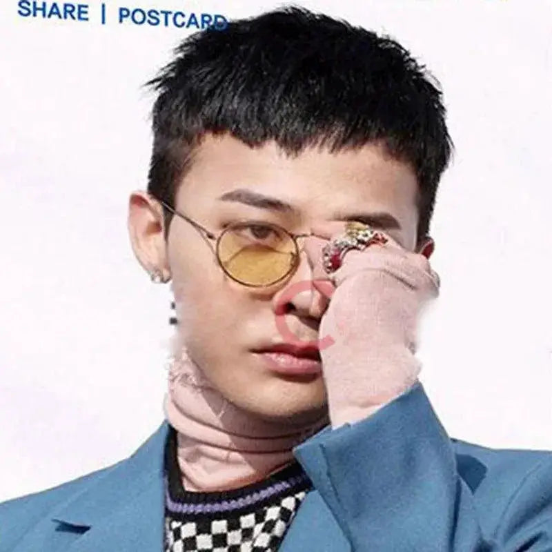 Retro Round Metal Sunglasses For Women UV400 Shades