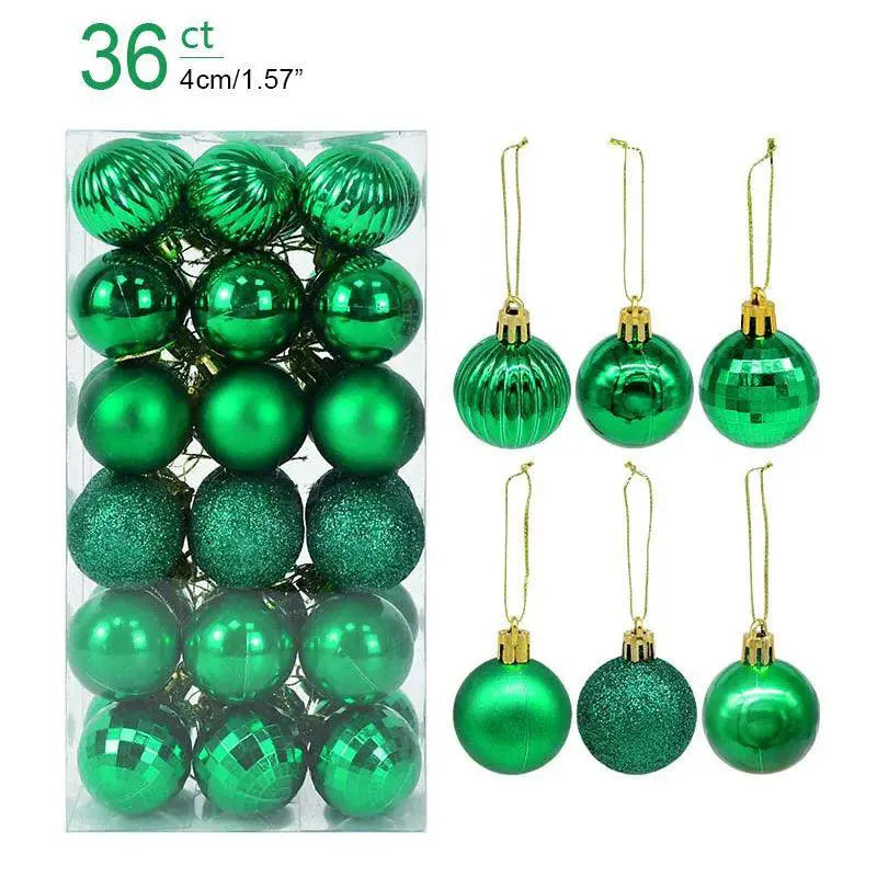 Vibrant Ornament Set for Home Decor — 24pcs blue