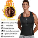Mens Slimming Waist Vest for Workout
