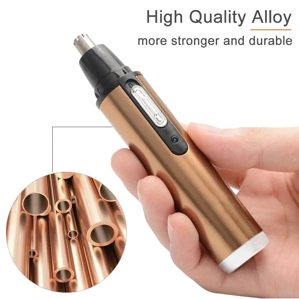 Rechargeable Waterproof Nose Hair Trimmer For Men And Women