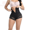 Luxe Lace Body Shaper With Zipper Double Control Shapewear