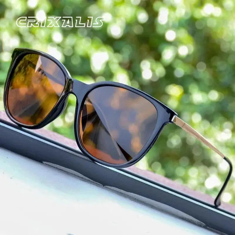Chic Retro Square Polarized Sunglasses For Men And Women