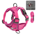 Escape-Proof Breathable Cat Harness With Reflective Leash