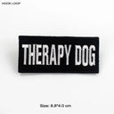 Therapy Dog Badges Hook Loop Patches for Vests Harnesses