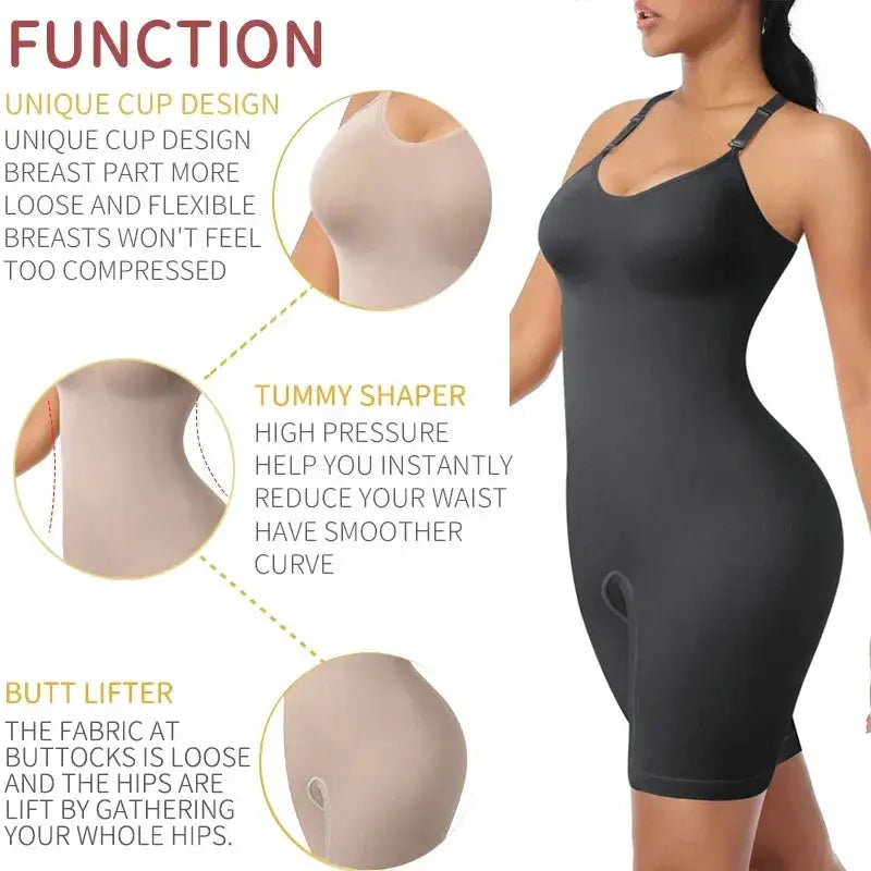 Women Full Body Shaper Bodysuit For Tummy Control And Lift