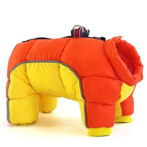 Winter Dog Coat for Small Breeds — Gray