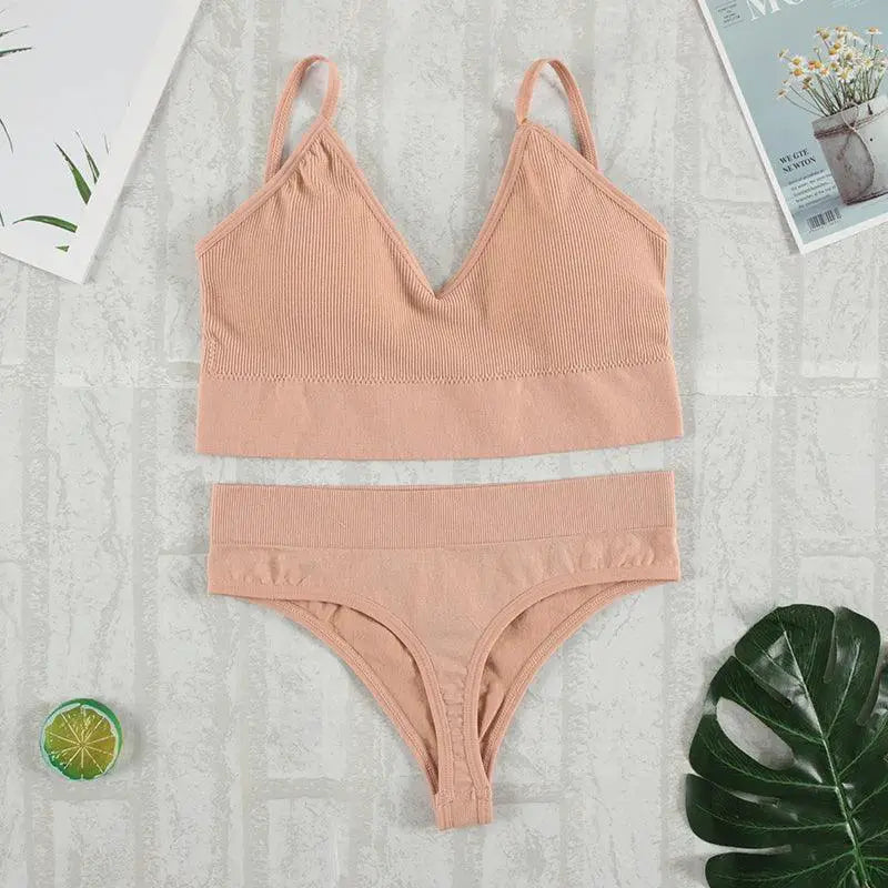 Seductive Comfort Seamless Bralette Set Lingerie Modern
