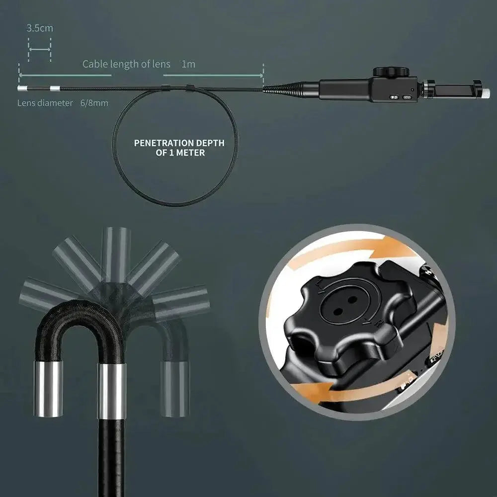 Industrial Borescope Camera Versatile Inspection Tool