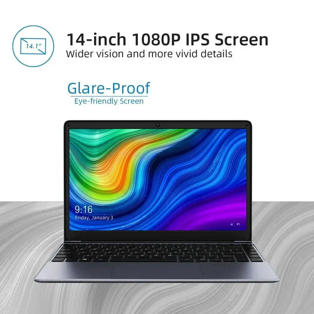 HeroBook Pro Laptop Powerful Intel Processor 8GB RAM