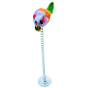 Colorful Feather Wand Cat Toy with Bell & Mouse Teaser