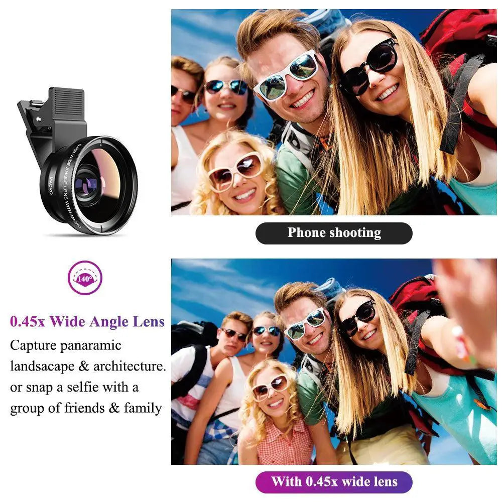APEXEL HD Lens Kit for Smartphone Photography Enhancement