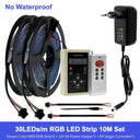 Vivid RGB Dream Color Changeable LED Strip 5M 5050 With RF Remote Controller