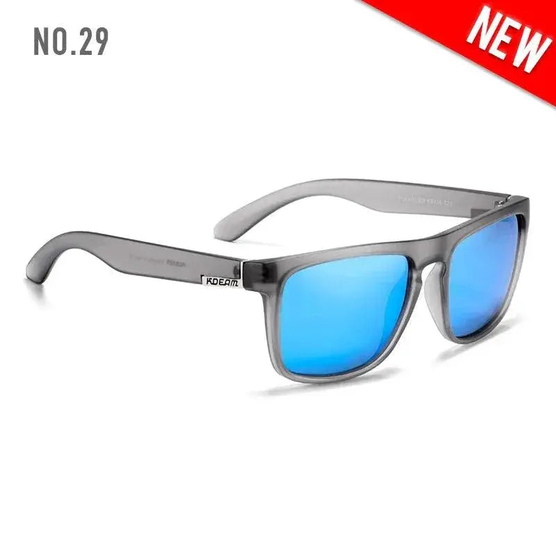 KDEAM Polarized Sunglasses For Men Classic Square Frame