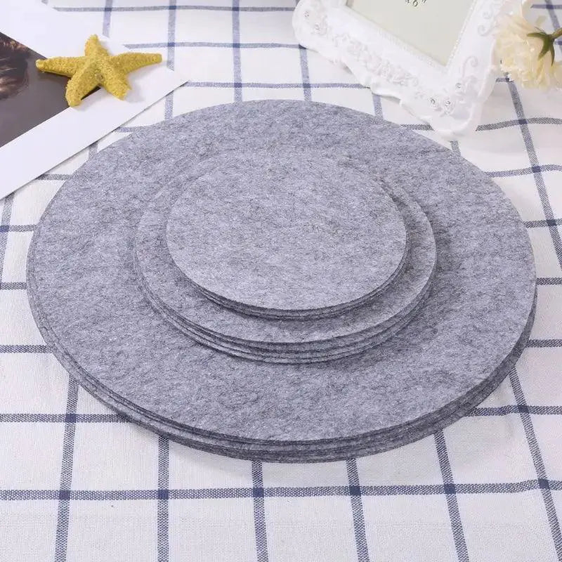 Set Of 24 Eco Friendly Felt Plate Protectors For Cookware