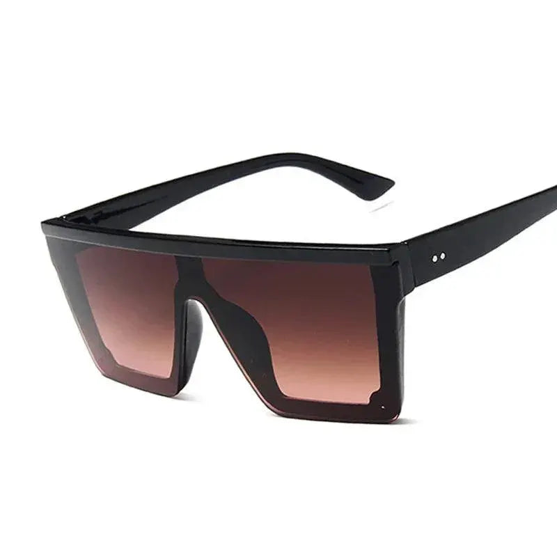 Unisex Oversized Square Sunglasses With UV Protection