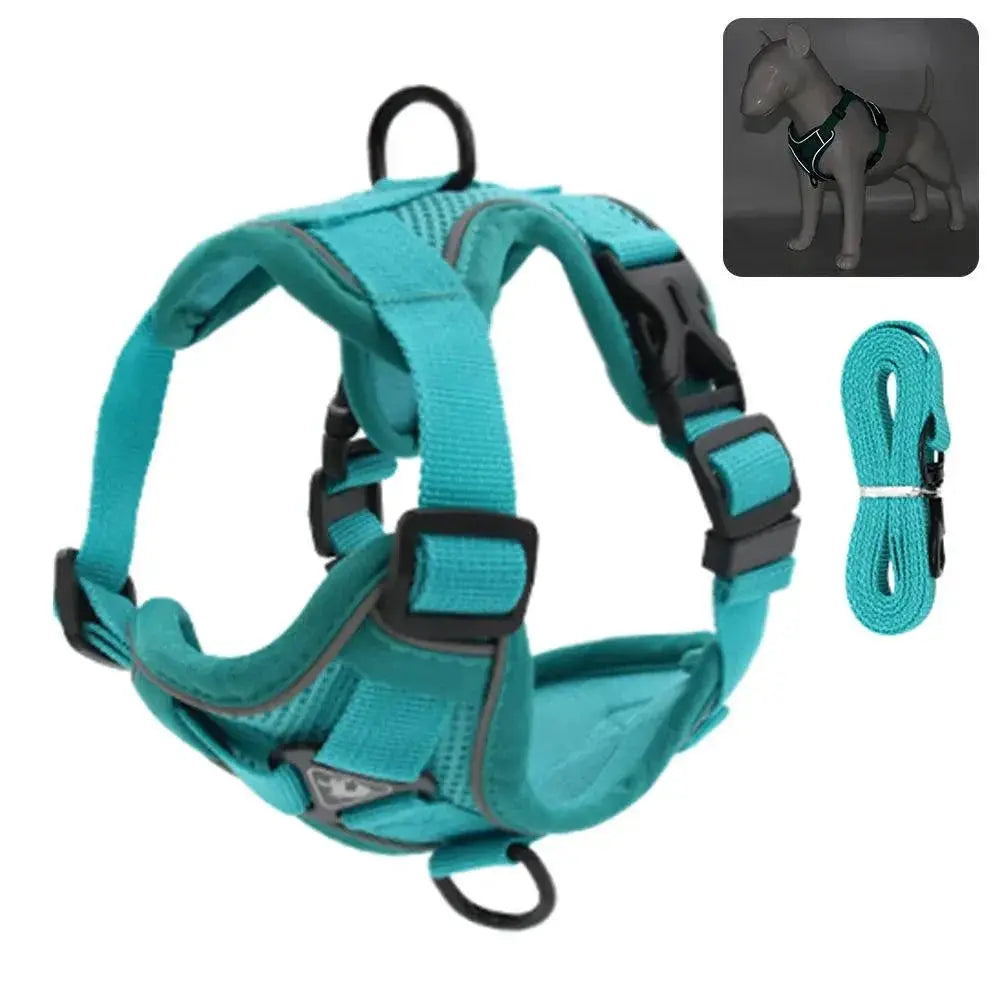 Escape Proof Breathable Cat Harness With Reflective Leash