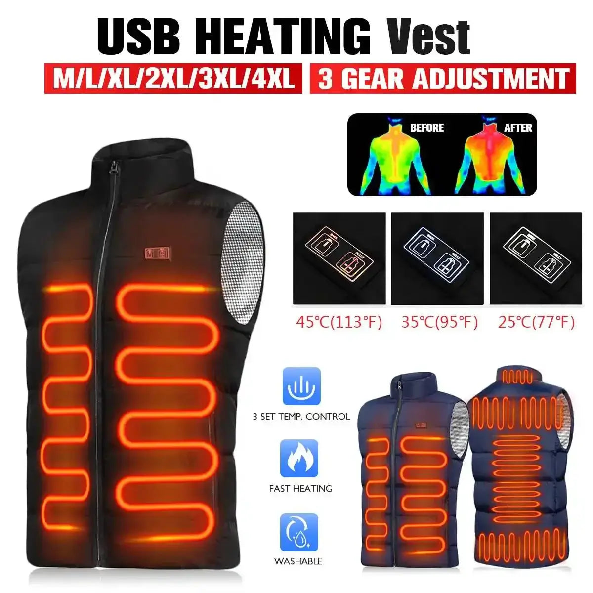 Targeted Warmth Heated Jacket for Winter — product view 14