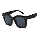 Stylish Square Oversized Sunglasses for Women Black Gradient