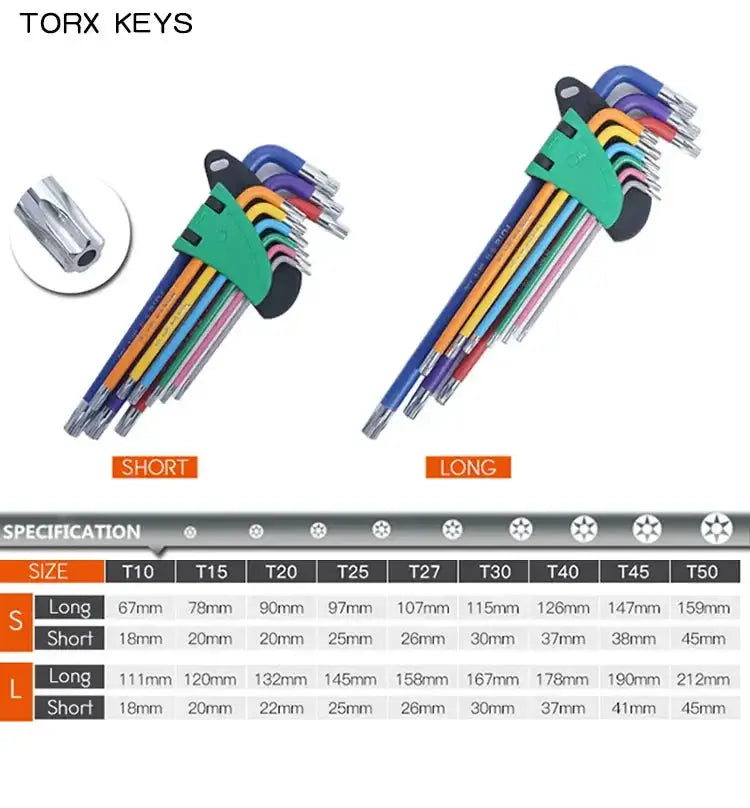 Long-Arm Hex Key Set for DIY Enthusiasts — product view 12