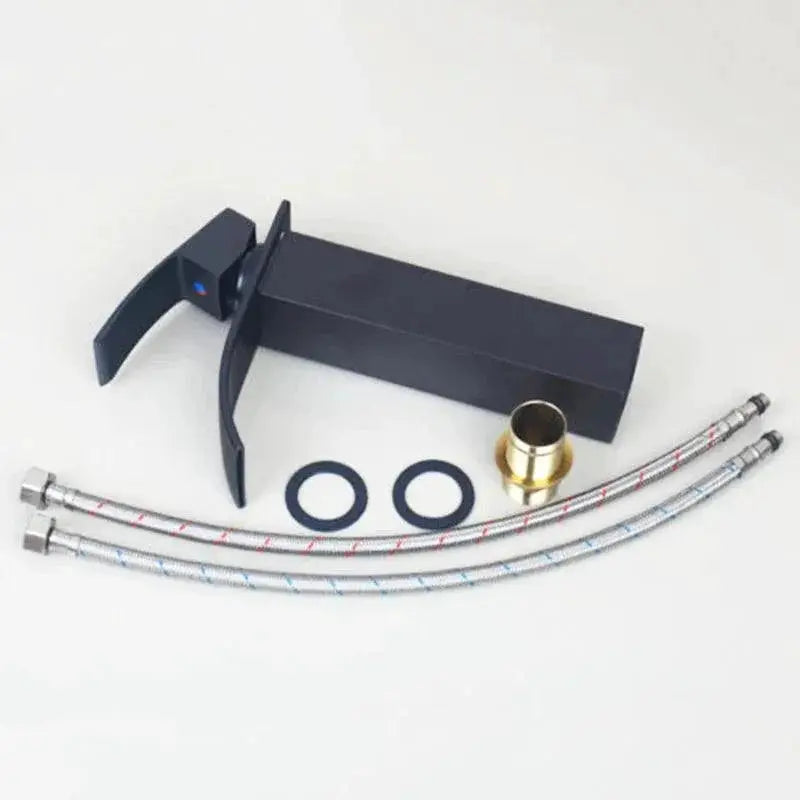 Tempered Glass Hand Painted Waterfall Spout Tap - OurLum.com