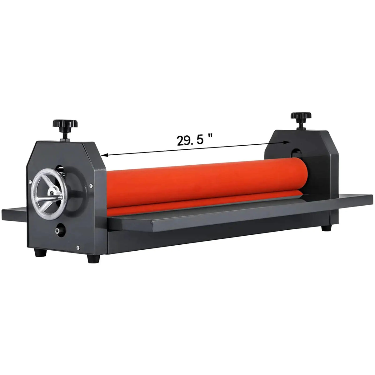 SucceBuy 29.5x1 inch Manual Cold Roll Laminator Machine Document Plasticizer Fits Poster Painting Photo Book Cover A3 A4 Paper