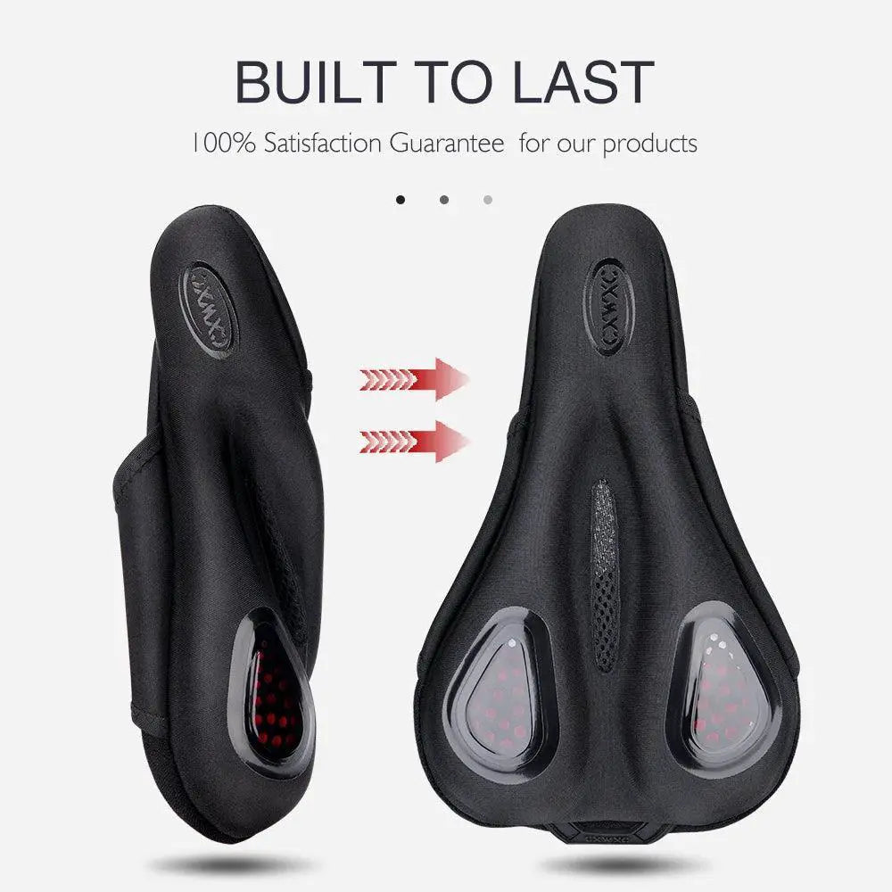 Comfortable Bicycle Saddle Cover With Memory Foam Gel