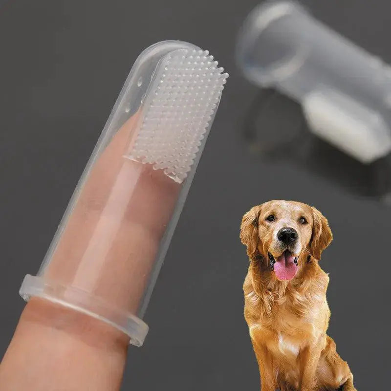 Eco Friendly Silicone Pet Toothbrush Chew Toy For Pets