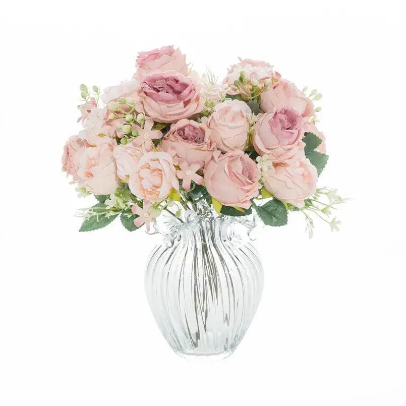 Elegant Silk Peony Bouquet for Weddings and Home Decor