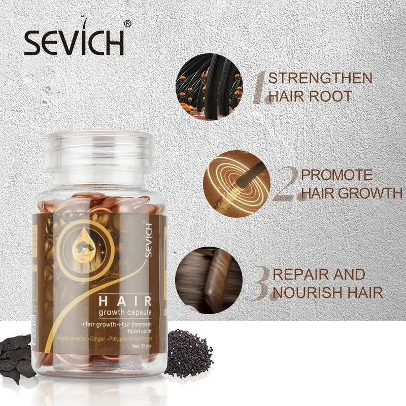 Ginger Hair Repair Capsules For Natural Thickness Growth