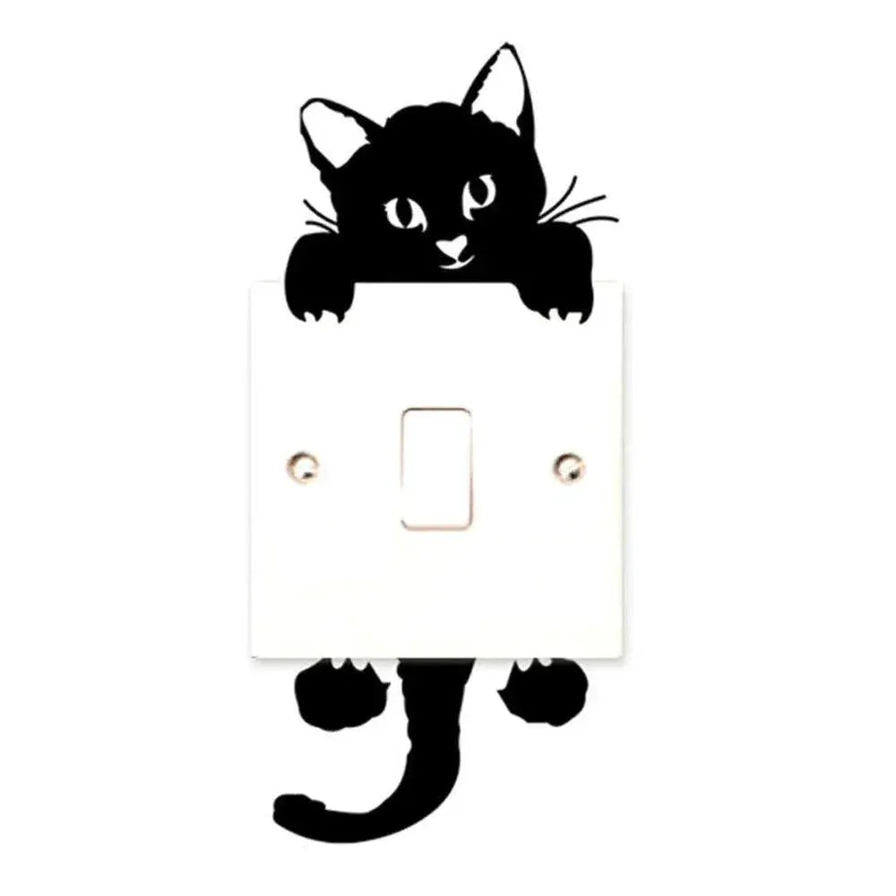 Cartoon Animals Wall Sticker Switch Decals For Home Decor
