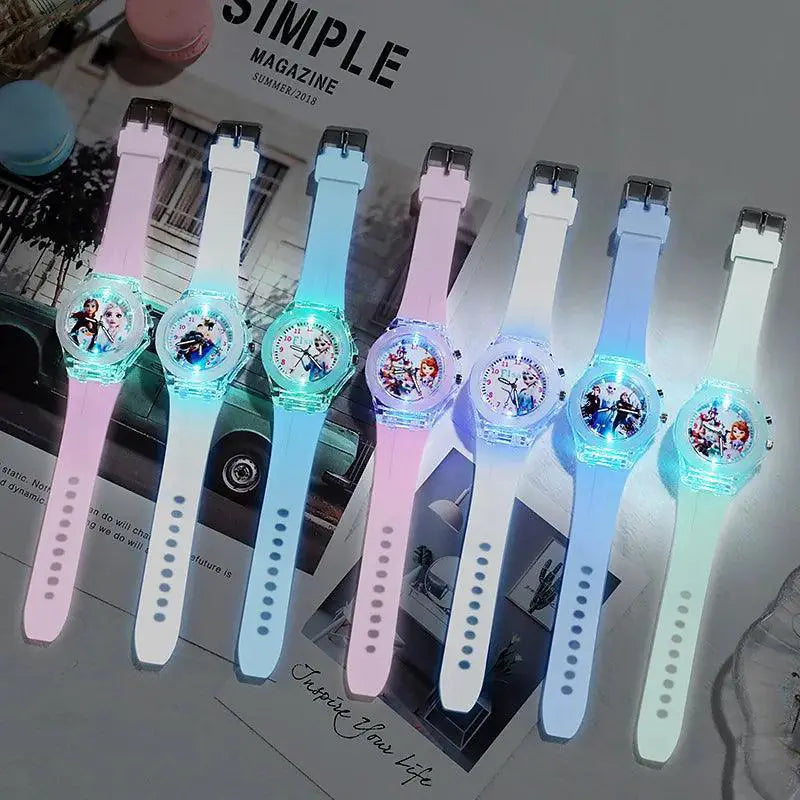 Disney Princess Frozen Luminous LED Kids Glow Watch