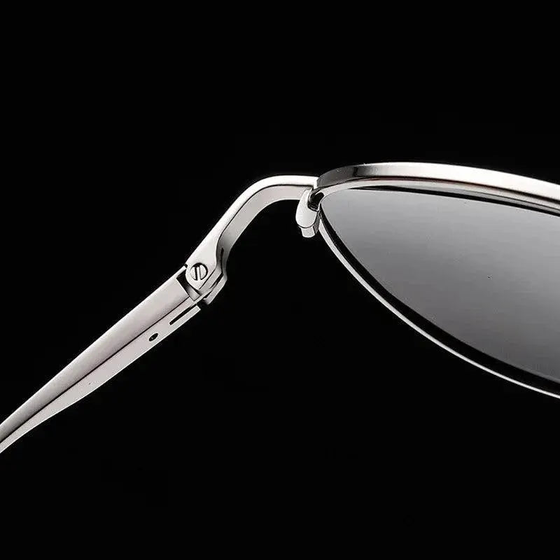 Men's Polarized Color Changing Pilot Sunglasses for Driving